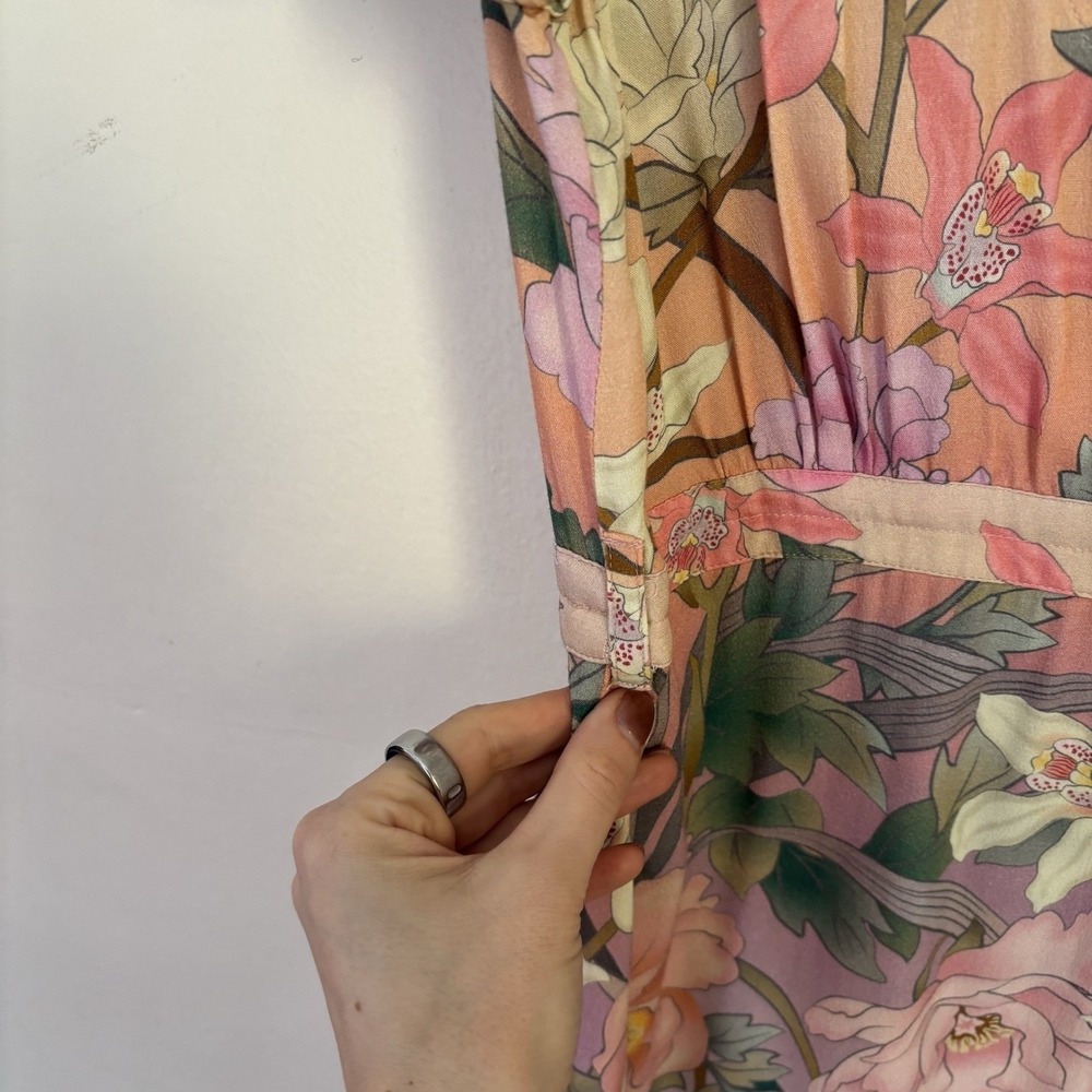 Spell & The Gypsy Collective Lily Mini Dress Lilac Pink Boho Fairy Whimsy M DESC - Picture 4 of 9